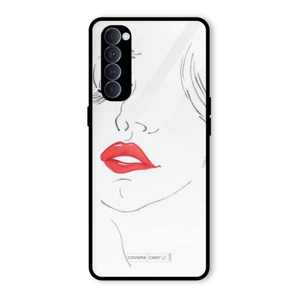 Classy Girl Glass Back Case for Oppo Reno4 Pro