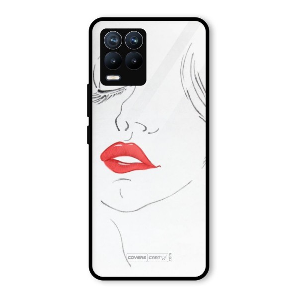 Classy Girl Glass Back Case for Realme 8