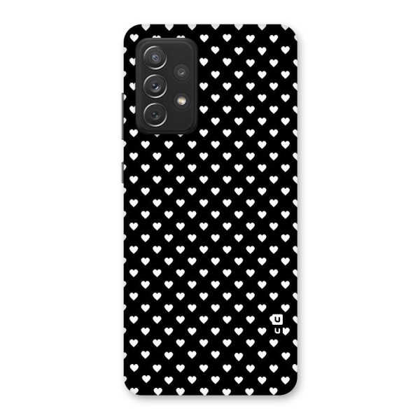 Classy Hearty Polka Back Case for Galaxy A72