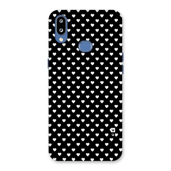 Classy Hearty Polka Back Case for Galaxy M01s