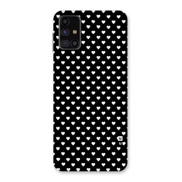 Classy Hearty Polka Back Case for Galaxy M31s