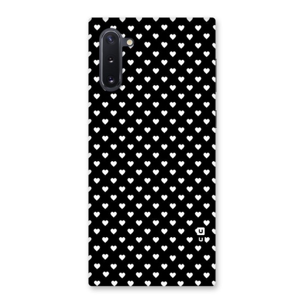 Classy Hearty Polka Back Case for Galaxy Note 10