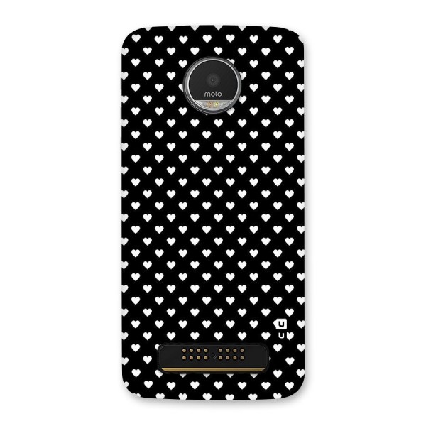 Classy Hearty Polka Back Case for Moto Z Play