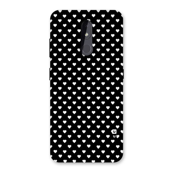 Classy Hearty Polka Back Case for Nokia 3.2