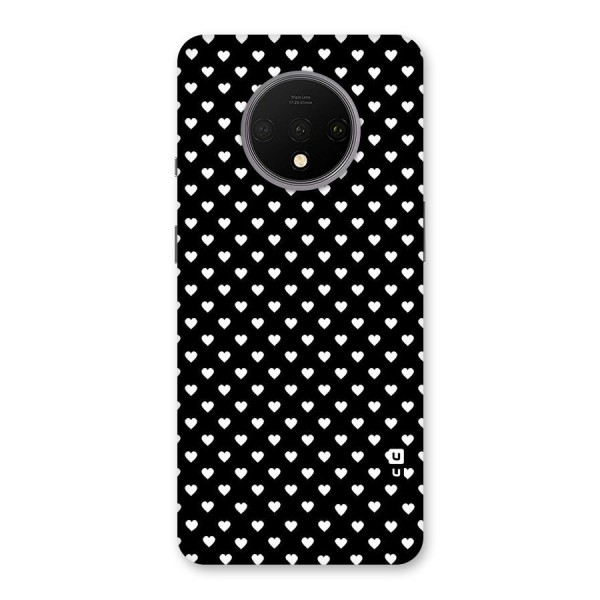 Classy Hearty Polka Back Case for OnePlus 7T