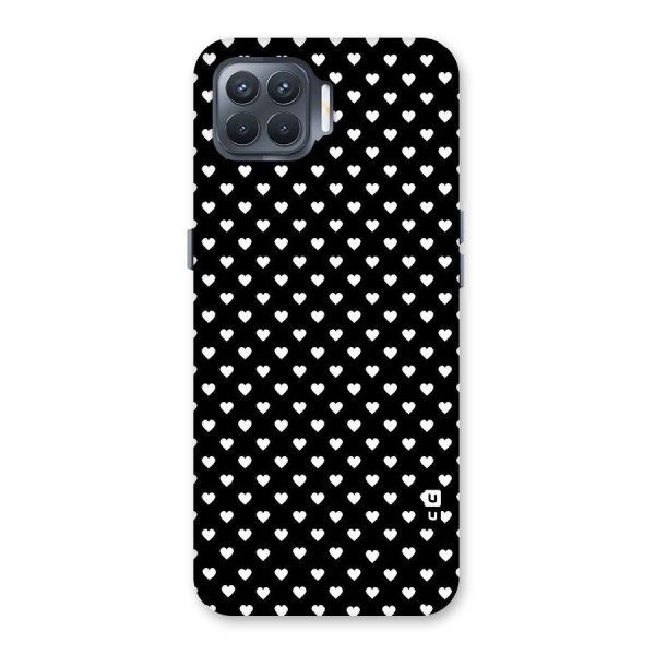 Classy Hearty Polka Back Case for Oppo F17 Pro