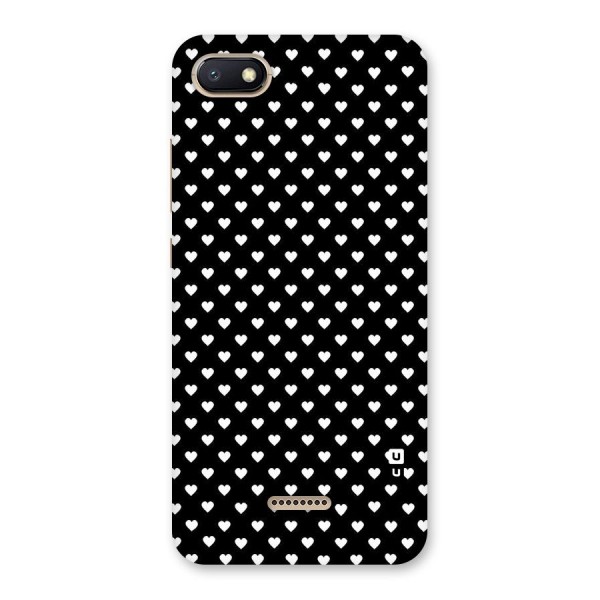 Classy Hearty Polka Back Case for Redmi 6A