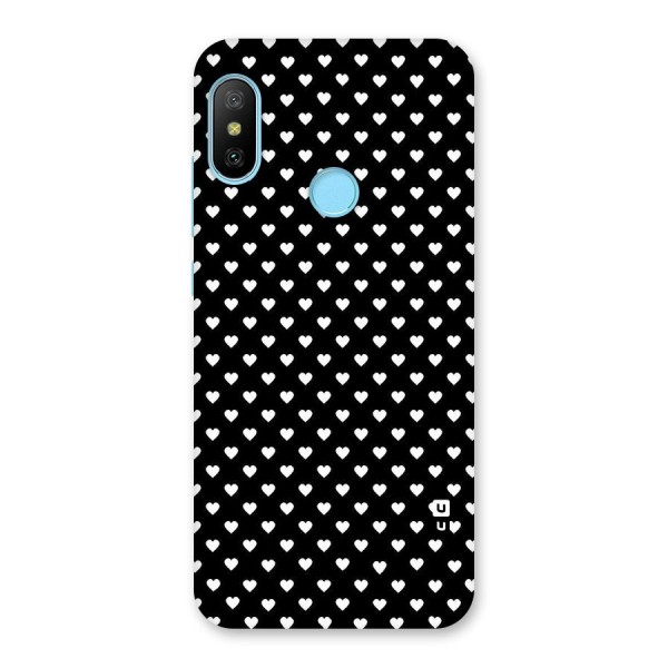 Classy Hearty Polka Back Case for Redmi 6 Pro