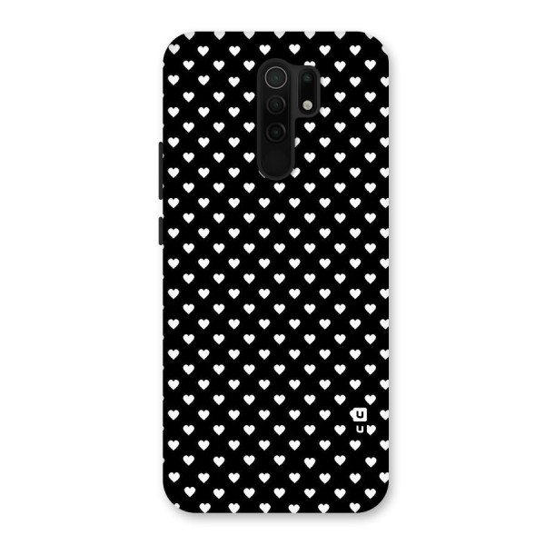 Classy Hearty Polka Back Case for Redmi 9 Prime