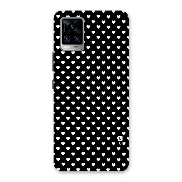 Classy Hearty Polka Back Case for Vivo V20 Pro