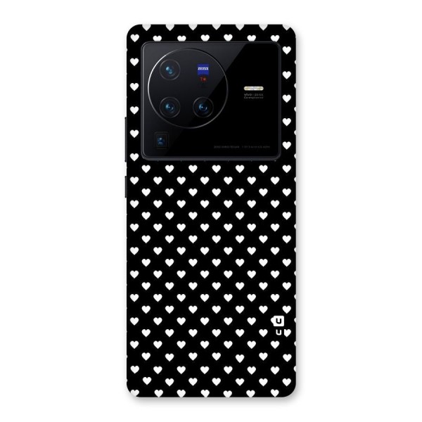 Classy Hearty Polka Back Case for Vivo X80 Pro