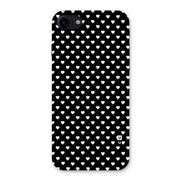 Classy Hearty Polka Back Case for iPhone SE 2020