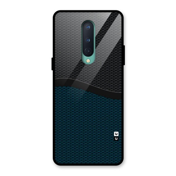 Classy Rugged Bicolor Glass Back Case for OnePlus 8