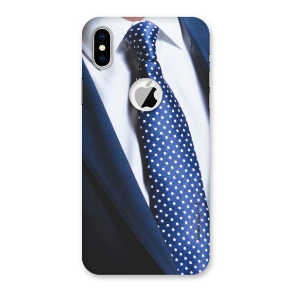 Classy Tie Back Case for iPhone XS Logo Cut