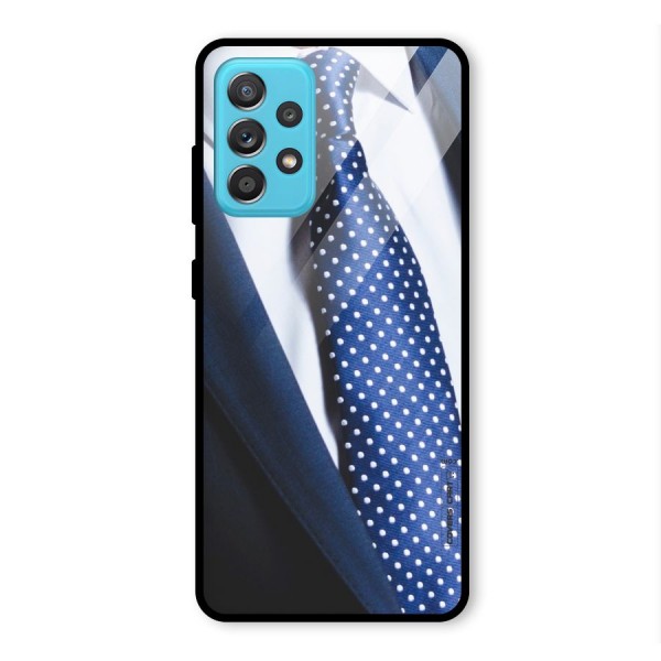 Classy Tie Glass Back Case for Galaxy A52s 5G