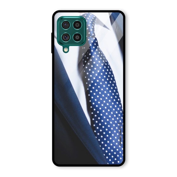 Classy Tie Glass Back Case for Galaxy F62