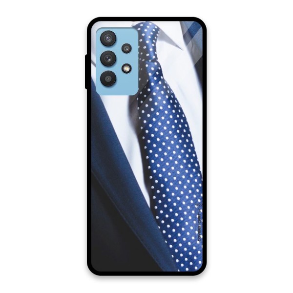 Classy Tie Glass Back Case for Galaxy M32 5G