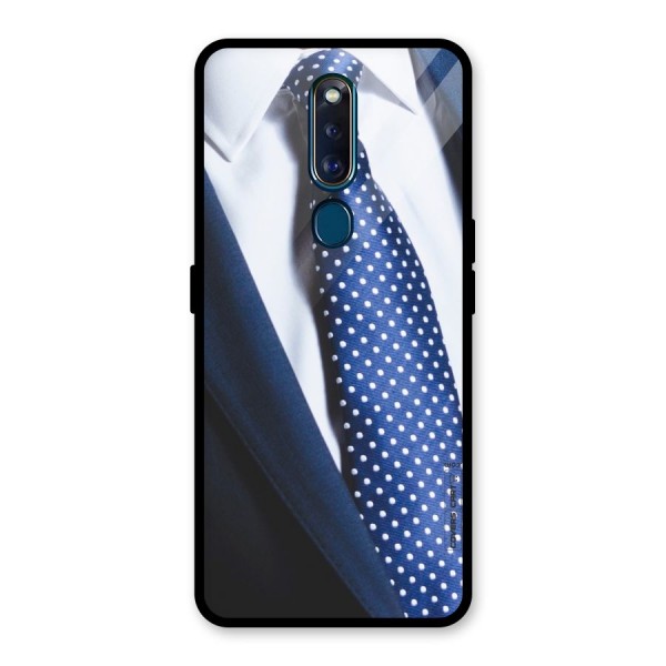 Classy Tie Glass Back Case for Oppo F11 Pro