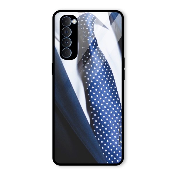 Classy Tie Glass Back Case for Oppo Reno4 Pro