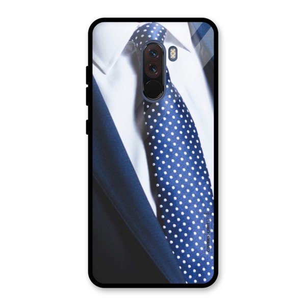 Classy Tie Glass Back Case for Poco F1