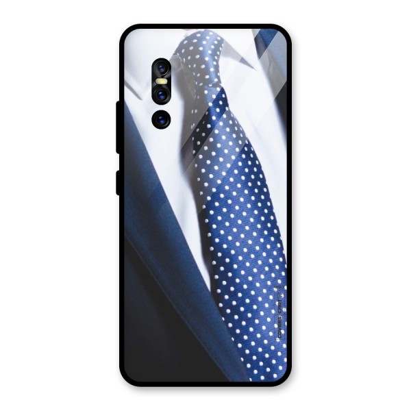 Classy Tie Glass Back Case for Vivo V15 Pro