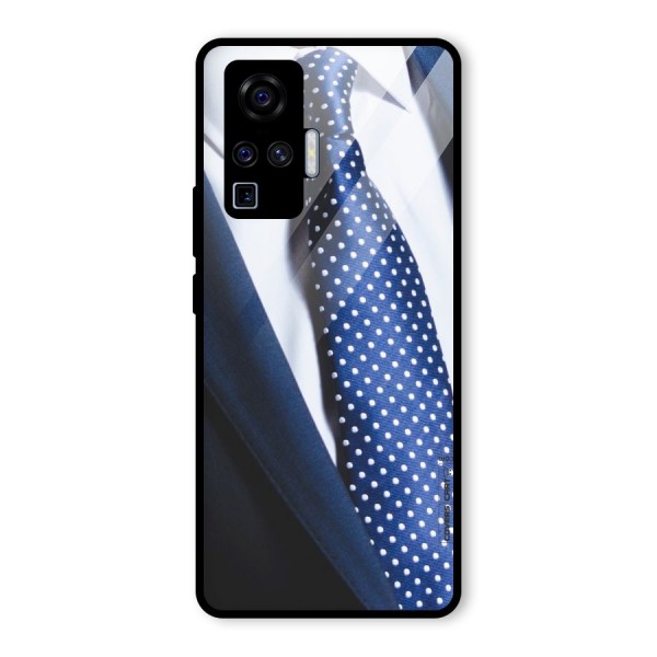 Classy Tie Glass Back Case for Vivo X50 Pro