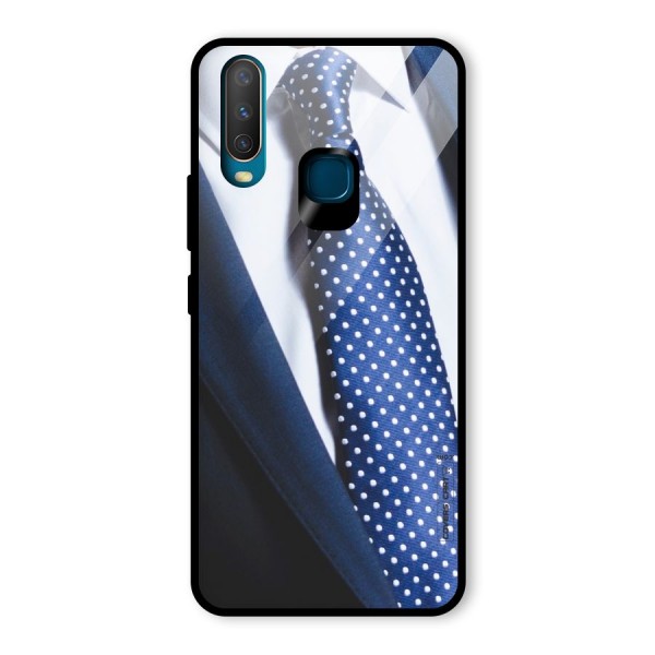 Classy Tie Glass Back Case for Vivo Y15