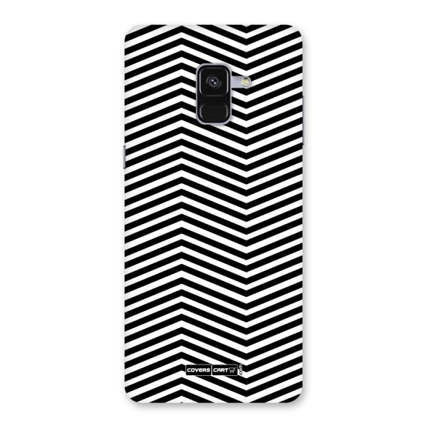 Classy Zig Zag Back Case for Galaxy A8 Plus