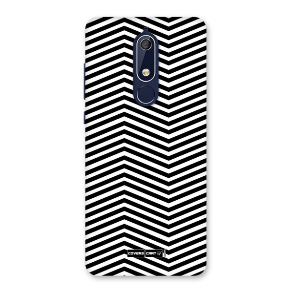 Classy Zig Zag Back Case for Nokia 5.1