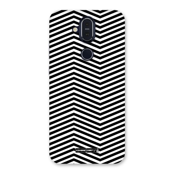 Classy Zig Zag Back Case for Nokia 8.1