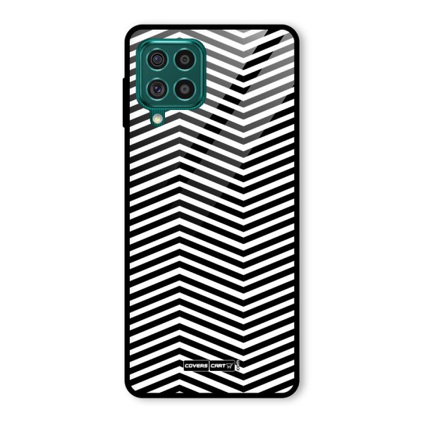 Classy Zig Zag Glass Back Case for Galaxy F62