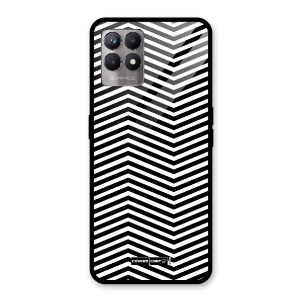 Classy Zig Zag Glass Back Case for Realme 8i