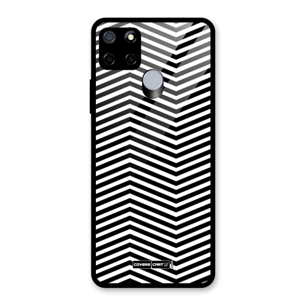 Classy Zig Zag Glass Back Case for Realme C15