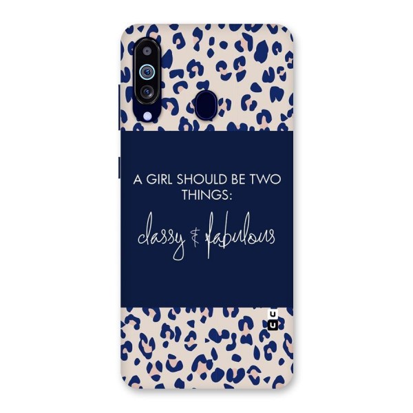 Classy and Fabulous Back Case for Galaxy A60