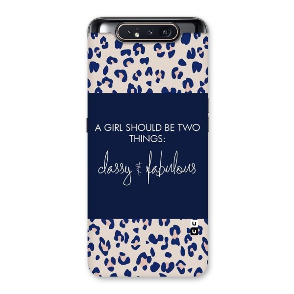 Classy and Fabulous Back Case for Galaxy A80