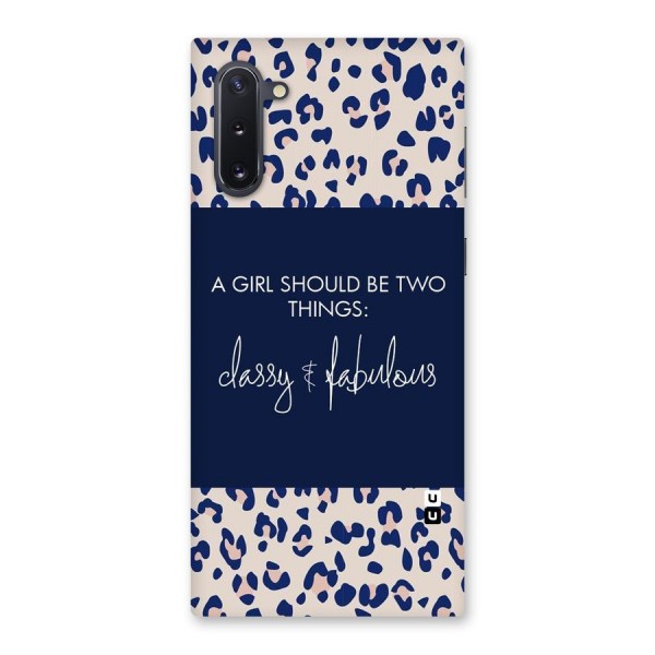 Classy and Fabulous Back Case for Galaxy Note 10