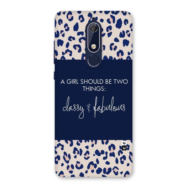 Classy and Fabulous Back Case for Nokia 5.1