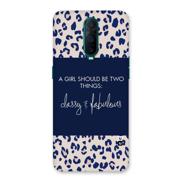 Classy and Fabulous Back Case for Oppo R17 Pro