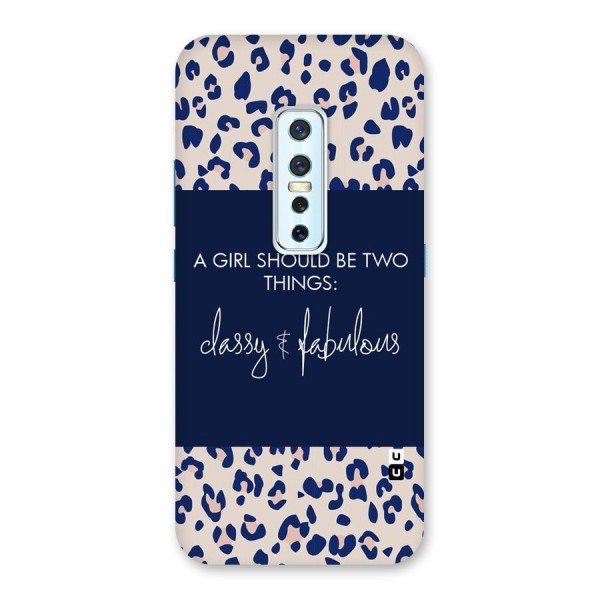 Classy and Fabulous Back Case for Vivo V17 Pro