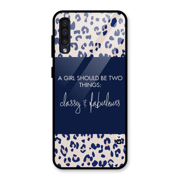 Classy and Fabulous Glass Back Case for Galaxy A50s