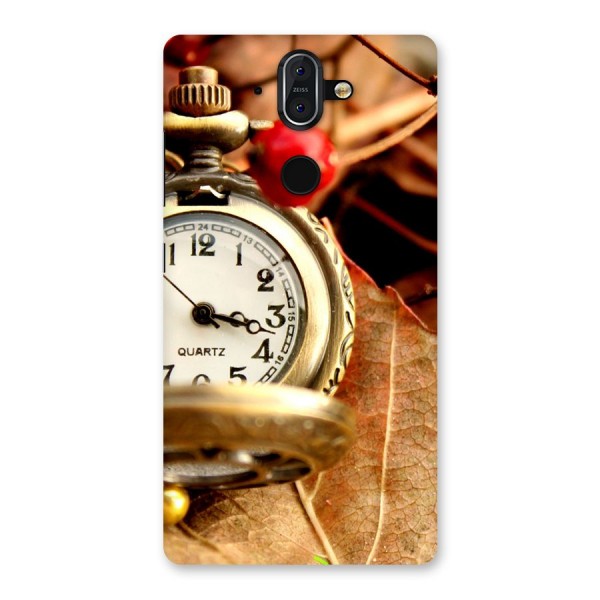 Clock And Cherry Back Case for Nokia 8 Sirocco