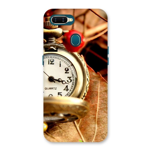 Clock And Cherry Back Case for Oppo A12