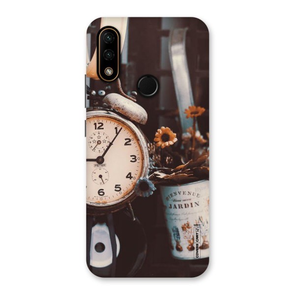 Clock And Flowers Back Case for Lenovo A6 Note