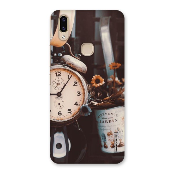 Clock And Flowers Back Case for Vivo V9