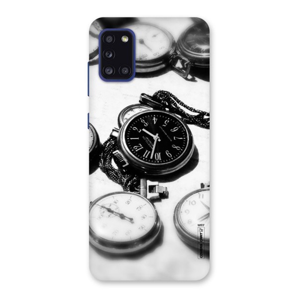 Clock Collection Back Case for Galaxy A31