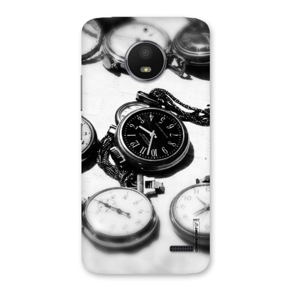 Clock Collection Back Case for Moto E4