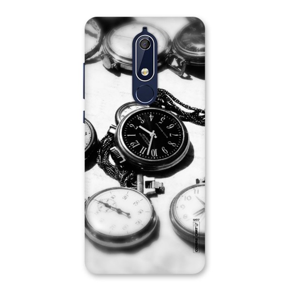 Clock Collection Back Case for Nokia 5.1