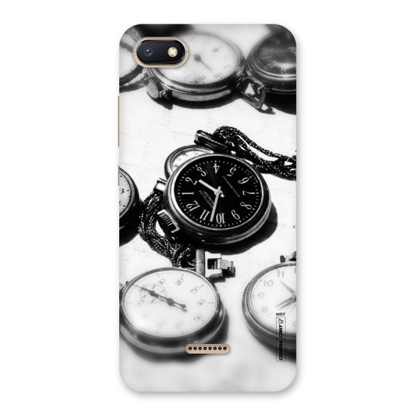 Clock Collection Back Case for Redmi 6A