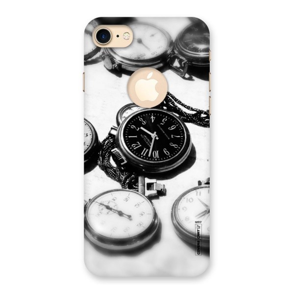 Clock Collection Back Case for iPhone 8 Logo Cut