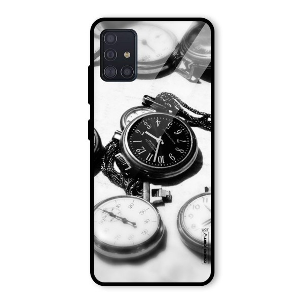 Clock Collection Glass Back Case for Galaxy A51